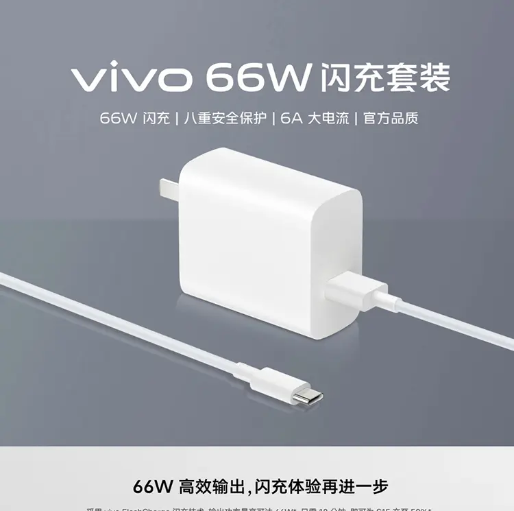 vivo66w充电器参数图片